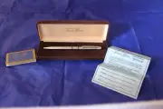 Vintage Treasure Masters Silver Pen In Box