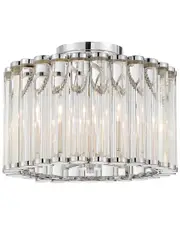 Crystorama Elliot 4 Light Polished Nickel Ceiling Mount