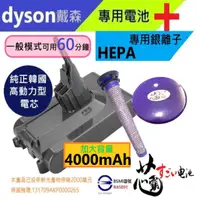 在飛比找PChome24h購物優惠-【芯霸電池】Dyson 戴森V7 V8系列專用後蓋 HEPA