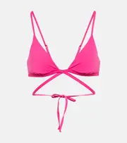 [Simkhai] Simkhai Harlen bikini top UK 16 pink
