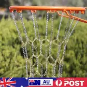 Heavy Duty Basketball Net Replacement Solid Chain Net Metal Chain Basketball Net