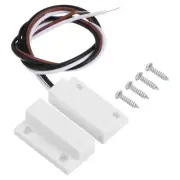 Magnetic Reed Switch, 1 Set NO NC Wired Garage Door Window Contact Switch