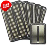 Prototype PCB Solderable Breadboard for DIY Arduino Electronics Projects Gold-Pl