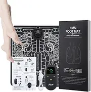 Foot Stimulator Mat - 6 Modes USB Pedicure Machine | Remote Control Anti-Fatigue Foot Massage Cushion 9 Intensity Levels For Circulation Enhancing