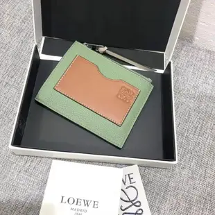 二手精品 LOEWE 零錢包 卡夾