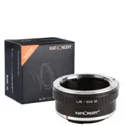K&F Concept Lens Mount Adapter for LEICA R Lens to Canon EOS M1 M3 M5 Camera