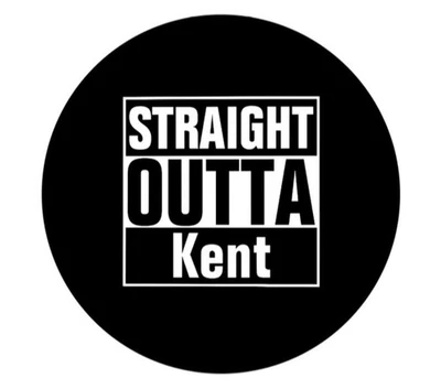 Straight Outta Kent 2.25” Pinback Button Pin Badge