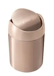 Simplehuman Mini Bin - Rose Gold One Size