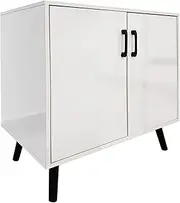 Foret Modern Sideboard Buffet Storage 2 Door Wood Cabinet Cupboard Hallway Shelf