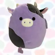 Alexie the Purple and Black Cow ♡ 12” Squishmallow ♡ BNWT HTF RARE