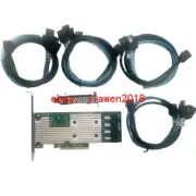 LSI 9305-16i SATA SAS 12Gbs Controller card PCIe 3.0 x8 IT-Mode 4* 8643 SATA AU