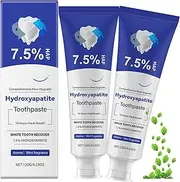 Hydroxyapatite Toothpaste, For Enamel Protection And Tooth Strengthening, Fluoride Free Toothpaste, Gentle And Effective Formulated, With Mint, Fresh Breath, Daily Use For Oral Health (2PCS)