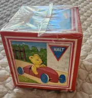 NEW VINTAGE MADE IN GERMANY HERMANN EICHHORN CLASSIC TOYS BABY STACKING BLOCKS