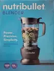 NutriBullet NBF-50400 64 oz 1200 Watts 4-Speed Blender **NEW**