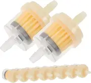 PAMINGONO 10pcs Atv Gasoline Filter Off Road Vehicle Inline Oil Filters Durable and Efficient Replacement for Go Kart and Atv Accessories