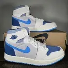 Nike Air Jordan 1 High Zoom CMFT 2 Mens Size 11 Shoes Blue Grey Sail DV1307-104