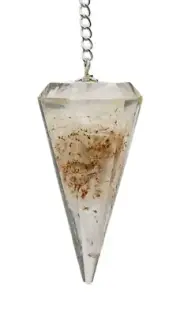 Selenite Orgone Pendulum