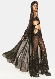 [Club Exx] Cosmic Alchemist Mesh Duster