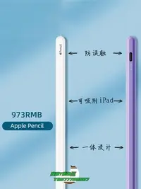 在飛比找Yahoo!奇摩拍賣優惠-【熱賣精選】觸控筆applepencil電容筆apple p