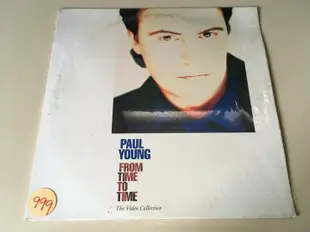 ．私人好貨．二手．LD．早期 非黑膠【Paul Young From Time To Time】中古 鐳射影碟 光碟唱盤
