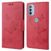 For Motorola Moto G51 5G Smart Phone Shell Imprinted Big Leather Mobile Phone Case Wallet Covering