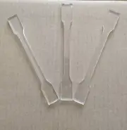 10 Pcs PMMA Flat tensile test specimen set