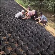 Gravel Grid Flexible Polyethylene Grid, For Driveway/Sidewalk/Shed/Garden, Easy to Install and Cut, Durable Construction 10' x 30'