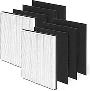 MD1-0022 Replacement HEPA Filter Compatible with Vornado Air Puri-fier Model AC300, AC350, AC500, AC550, PCO200, PCO300, PCO375DC, PCO500, PCO575DC