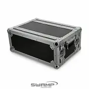 SWAMP Wooden 19 inch Rack 4U Half Depth Flight / Road Case