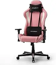 DXRacer Formula DXZ-PKW V2 Pastel Gaming Chair, Office Chair, Heavy Duty Soft Leather, Pink, Low Seat, Esports, Deluxe Racer, Telework, Work from Home, Lower Back Pain