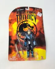 Mortal Kombat Trilogy Sub-Zero Toy Island 1996 Action Figure BENT Card