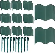 Garden Edger Border, Decorative Garden Border Fence Panel, Protective Removable Panel Decor Flower Bed Barrier for Landscape Yard Backyard Patio Flowerbed Driveway