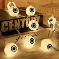 在飛比找ETMall東森購物網優惠-led眼球燈串 跨境萬圣節戶外裝飾彩燈 鬼節酒吧派對氣氛裝飾