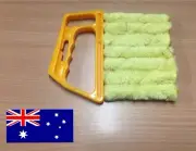 Venetian Blind Curtain Brush Window Microfibre Duster Dirt Cleaner Cloth Slats