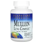 Planetary Herbals, Mullein, Lung Complex™, 90 Tablets