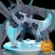 Forest Dragon | Green Dragon | Drake miniature for Tabletop games like D&D and W