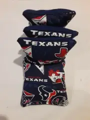 4 Cornhole Bag Set Corn Hole Houston Texans NB