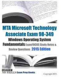 在飛比找博客來優惠-MTA Microsoft Technology Assoc