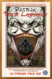 1996 DC Comics Batman Dark Legends TPB Promo Print Ad/Poster Joker 90s Pop Art