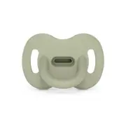 Suavinex Colour Essence All Silicone Soother with SX Pro Physiological Teat - Green