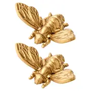 2x Pilbeam Living Iron 15cm Bebe Sculpture Home Decor Table Figurine Display GLD
