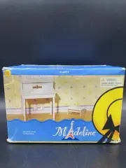 Vintage 2002 Madeline Furniture Dole House Vanity Sink & Step Stool With Box