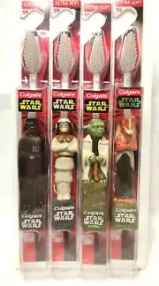 COLGATE Star Wars Character Toothbrushs Darth Vader Anakin Jar Jar Binks Yoda