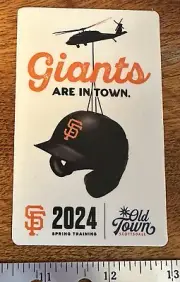 San Francisco Giants - 2024 Spring Training Label - Are in Town Scottsdale - New