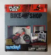 Flick Trix Bike Shop Sunday Display Case And Red BMX Bike BMX