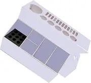 minkissy Scissors Socket Box Bathroom Dryer Holder Perfume Lipstick Makeup Barber Supplies Salon Station Abs White
