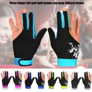 1pcs Man Woman Elastic 3 Fingers Show Gloves for Billiard Shooters Pool Snooker