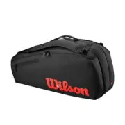 New WILSON 2025 Clash V3 Super Tour 6 Pack Racket Bag Black