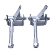 Go Kart Spindle 4.5"x5/8" Steering Bracket Axle with bring for 212cc 196cc 420cc