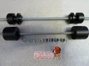 TRIUMPH DAYTONA 600 650 FRONT REAR AXLE CRASH MUSHROOM PADDOCK STAND BOBBIN S7E